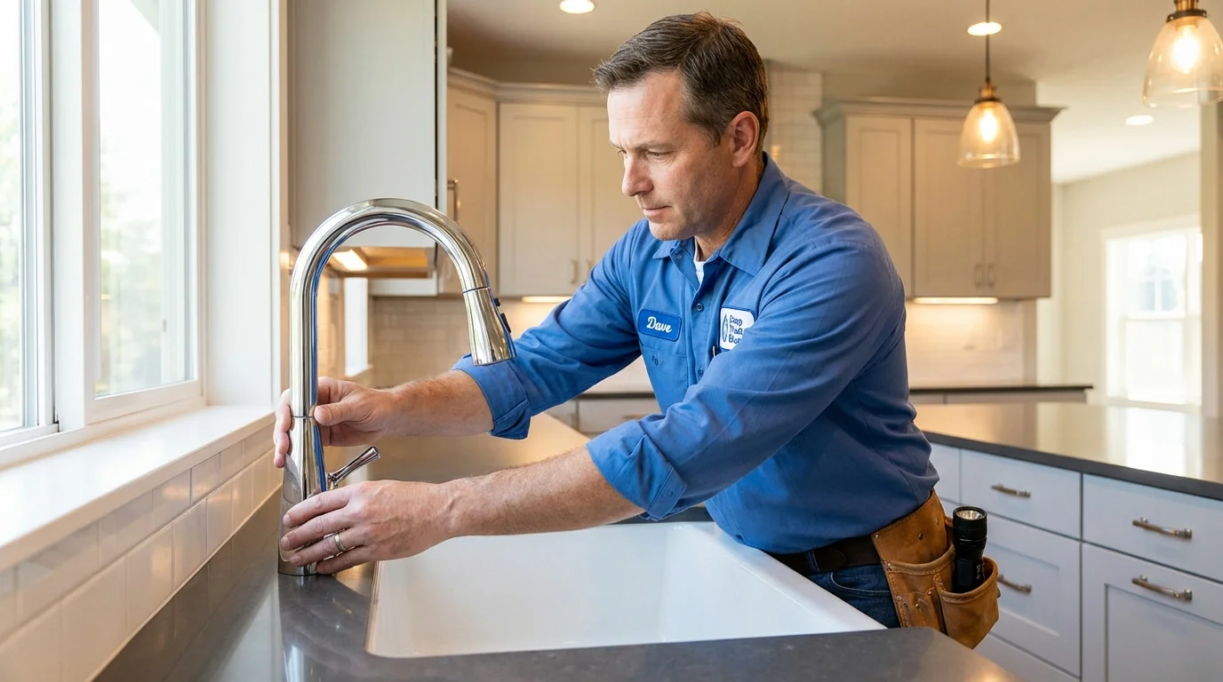 Kitchen faucet installation by Johns Plumbing LLC in Gila Bend